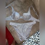 Silver Glitter Bikini Set Size M Photo 8