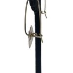 VTG Lewis & Heubner Sterling Silver Triangle Drop Kinetic Earrings Photo 5