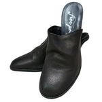 Free People  Leila Heeled Mules 7.5 Black $178 Retail NEW Photo 1