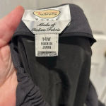 Talbots Vtg Woman 14W Gray Wool Fully Lined Pants Slacks Made In Japan Photo 7