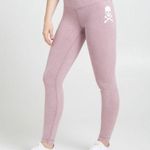 Lululemon x SoulCycle Skull Wunder Under High Rise Leggings Snow Wash Pink Sz 4 Photo 0