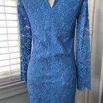 Reiss  Blue Azure Suki Lace Shift Dress Size UK 6 USA 2 Photo 1