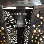 Colleen Lopez mesh lace floor length dress size 2 Black Photo 3