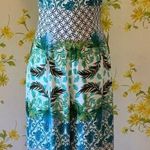 One One Six Tropical print lace up back jumpsuit size M Photo 2