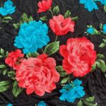 Ambiance Apparel Floral Roses Lace Back Top in Black - Small, Racerback Photo 7