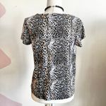 Leopard Lace Trim Top, Y2K,‎ Coquette, Grunge, Edgy, Romantic, Small, Baddie Photo 2