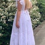 Free People Dress MIDI Low bow back White Cotton Photo 0