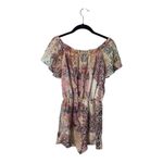 Off the Shoulder printed abstract romper SZ S Photo 1