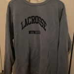 Lacrosse Crew Neck Blue Size L Photo 0