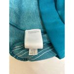 Adidas  cropped straight leg joggers in dark turquoise. 2008. Made in Canada Sz 4 Photo 5