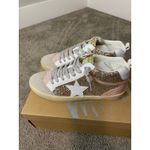 New Miim Daisy Glitter Star Sneakers‎ Size 6.5 White Photo 3