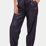 Nike Icon Clash Purple Black Zebra Print Jogger Parachute Pants Size Small Photo 0
