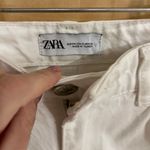 ZARA White High Waisted Jeans Photo 4