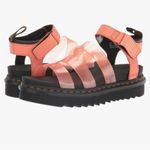 Dr. Martens Blaire Coral Jelly Glitter Strap Open Toe Sandals Black NEW Photo 1
