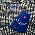 CHAPS  super nice black gray and white blend with a unique blend of design!! Nwot Photo 5