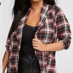 Torrid NWT Studio Women’s Parker Studio Crepe Blazer in It Girl Plaid Multi 1X Photo 1