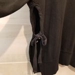 Pam & Gela {M} Black Distressed Turtleneck Sweater Tie Sides Photo 6