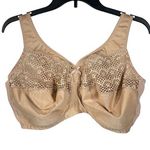 Glamorise SZ 40G MagicLift Bra Wireless Adjustable Straps Unlined No Padding Tan Photo 0