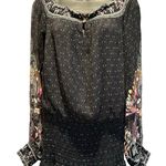 Camilla Off shoulder shirred "Restless Nights" 100% silk gown size S NWT $749 Photo 5