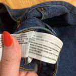 Abercrombie & Fitch The 90s Straight Ultra High Rise Dark Wash Sz 10/30 Photo 2