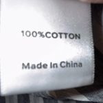 Evereve  Addison Stripe Mix Gray White Short Sleeve Button Down Shirt XS Photo 3