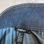 DKNY  denim pleated midi skirt  Photo 4
