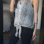 Rory Beca  Betty Python Silk Tie Front Top Photo 2