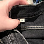 Citizens of Humanity  Gia Jeans Studded Dark Tempest Black Denim Size‎ 29 Photo 10