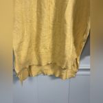 Dreamers  Yellow Hi-Low Front Seam V-Neck Sweater Size M/L Photo 2