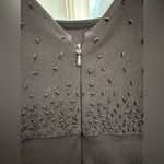 Adrianna Papell Vintage Evening Classic Timeless Beaded Mesh Formal Gown Size 6 Photo 7