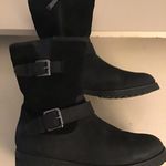 Blondo women black suede biker waterproof boots US 6.5 Photo 7