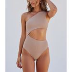 Beach Riot  Celine One Piece Swim, Tan, Small Photo 1