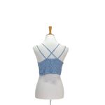 Anemone  Lace Bralette Blue Size XXL Festival Hippie Coastal Boho Summer Casual Photo 7