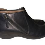 Dansko Boots Womens Size 10 Fifi Ankle Boots Black Leather Zip Comfort Shoes Photo 4