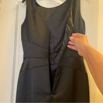 White House | Black Market  Black Ruched Midi Dress Photo 5