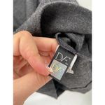 Diane Von Furstenberg  Gabi Felted Ruched Wool Blend Charcoal Gray Dress Size 6 Photo 4