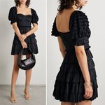 Ulla Johnson Noir Lucette Dress in Black Size 8 Photo 11