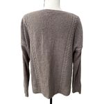 American Eagle Pullover Sweater | Taupe Textured Knit Photo 1