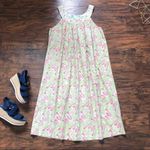 April Cornell • butterfly print cotton smock midi dress tent muumuu shift Photo 1
