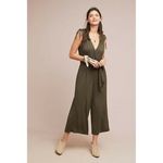 Anthropologie Moulinette Soeurs Alisande Jumpsuit in Olive Green Womens Size S Photo 2