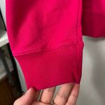 BCBGMAXAZRIA NWOT BCBG women’s colorful bright‎ pink sequin hooded full zip sweatshirt large Photo 2
