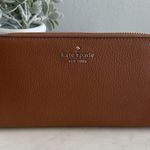 Kate Spade NY Leila Large Continental Wallet Pebble Leather Warm Gingerbread Photo 2