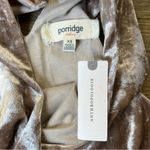 Anthropologie NWT  Porridge Jessie Velvet Halter Top Photo 7