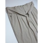 Athleta  Skyline Pant II Khaki Paperbag Waist Tie Cropped Leg Women's Size 20 Photo 9