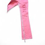 Y2K Pink Low Rise Ripped Flare Jeans Size undefined Photo 7