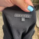 Theory JAYLYN ROVE BLACK DRAPE MINI DRESS Photo 3