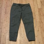 RSQ  Green Track Pants with Elastic Waistband and Cuffs Photo 0