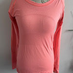 Lululemon  Swiftly Tech 2.0 Long Sleeve Shirt Size‎ 10 Coral Athletic Top Photo 0