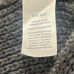 Treasure & Bond  Women’s Dark Gray Chunky Knit Open Front Duster Cardigan OS Photo 3