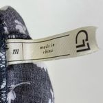 LLD Grey & White Floral High Rise Booty Lounge Shorts Gray Size M Photo 3